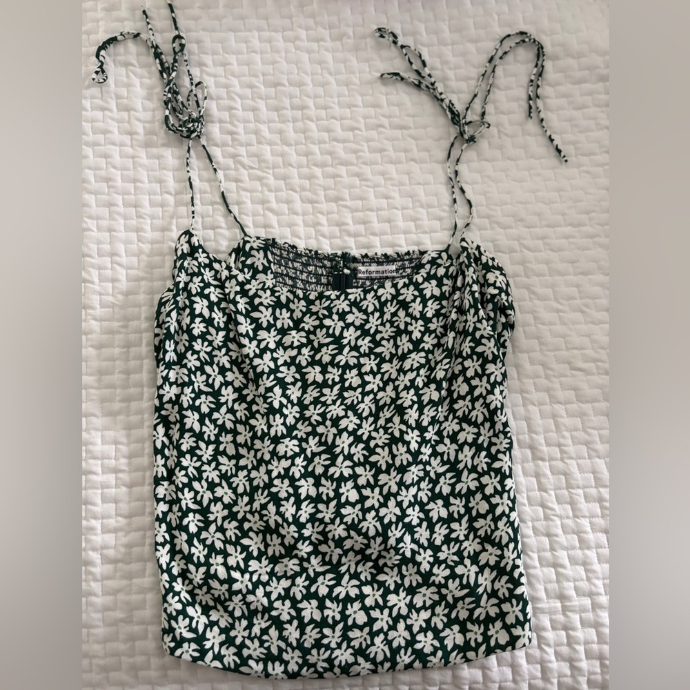 Reformation Floral Tank